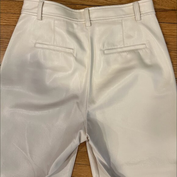 Aritzia Babaton Command Cropped Pant (Size 10, Birch, Vegan Leather) - Picture 7 of 7